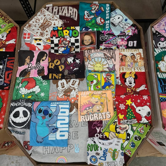 Licensed Graphic Tees & Sweatshirts Pallets