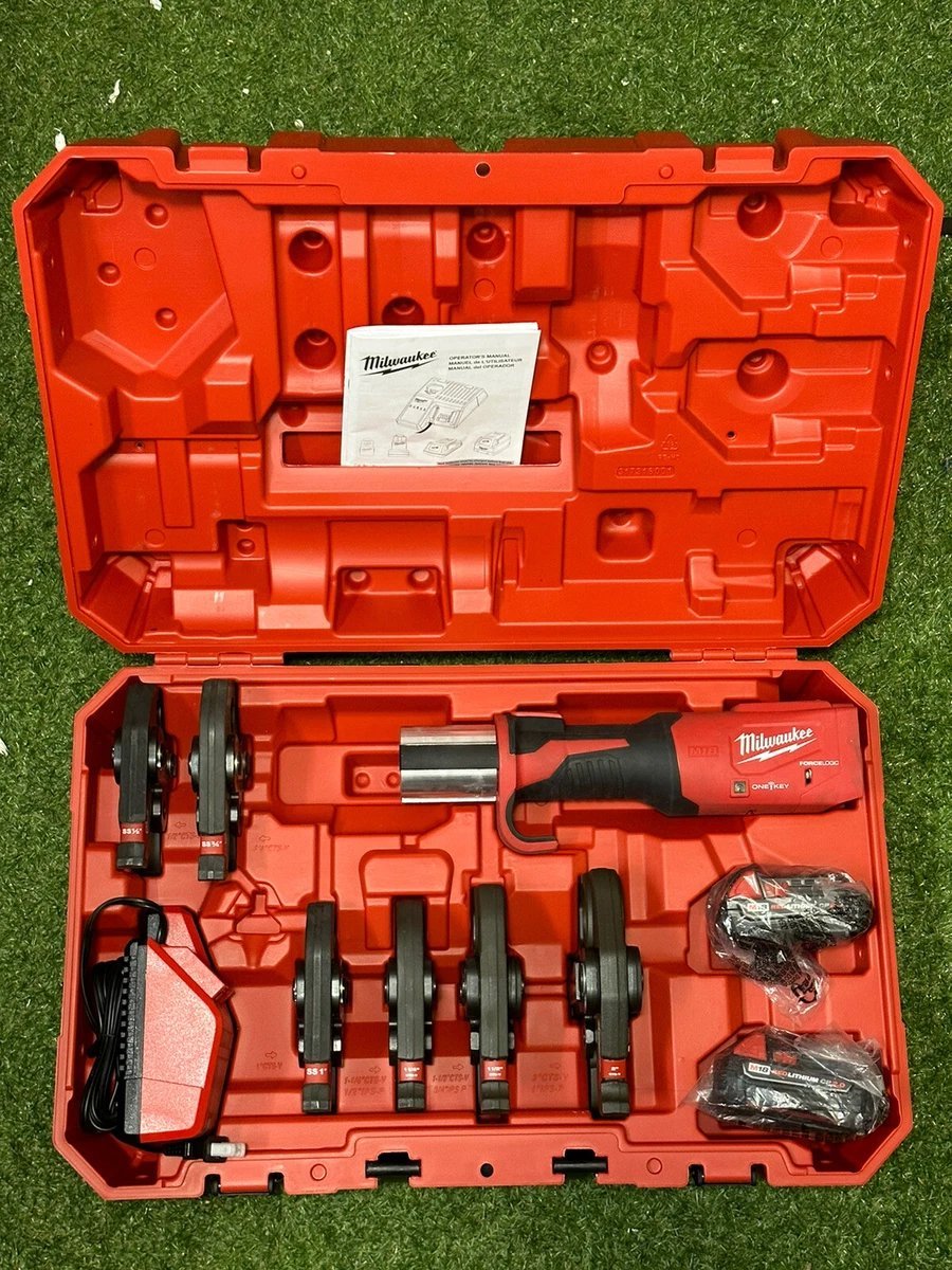 Milwaukee Contractor-Grade M18 FORCE LOGIC Press Tool Kit Pallet (6-Jaws Included)