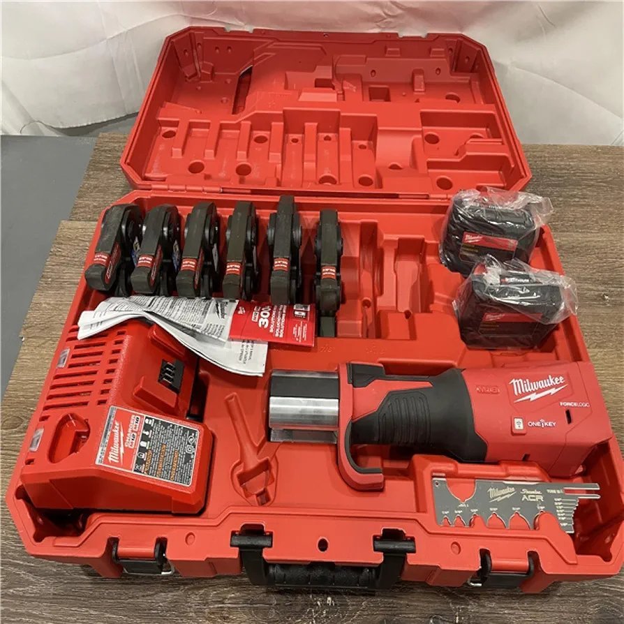 Milwaukee Contractor-Grade M18 FORCE LOGIC Press Tool Kit Pallet (6-Jaws Included)